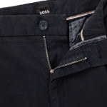 Pantalone in cotone con pinces 50524390 10248208 01 404 BOSS Dark blue 