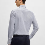 Camicia slim fit in tessuto elasticizzato 50539392 10270753 405 BOSS Dark blue 