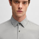 Camicia in microfibra slim 50539403 10270763 01 404 BOSS Dark blue 