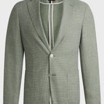 Giacca slim fit con tessutto micromotivo 50540742 10271168 01 311 BOSS Medium green 