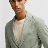 Giacca slim fit con tessutto micromotivo 50540742 10271168 01 311 BOSS Medium green 