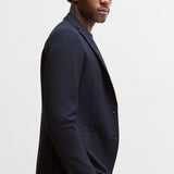 Giacca in seersucker elasticizzato 50540784 10271182 01 404 BOSS Dark blue 