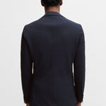 Giacca in seersucker elasticizzato 50540784 10271182 01 404 BOSS Dark blue 