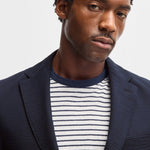 Giacca in seersucker elasticizzato 50540784 10271182 01 404 BOSS Dark blue 