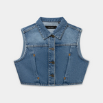Gilet in denim ASOLA SLEVELESS 2511148 LIGHT BLUE DAILY PAPER Light blue 