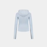Felpa con cappuccio MONOGRAM FITTED HOODIE 2511102 LIGHT BLUE DAILY PAPER Light blue 