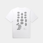T-Shirt manica corta SENSES 2511150 WHITE DAILY PAPER White 