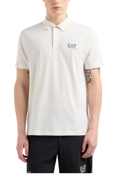 Polo manica corta 7M000181 AF10373 U0002 EA7 White 