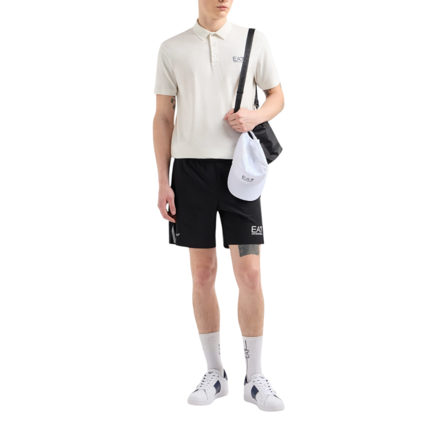 Polo manica corta 7M000181 AF10373 U0002 EA7 White 
