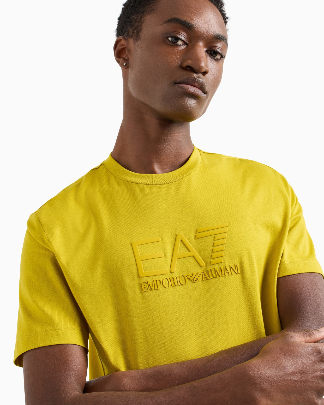 T-Shirt manica corta 7M000224 AF10375 U7036 EA7 Yellow 