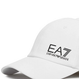 Cappello in tessuto elasticizzato 7X000106 AF13554 M0105 EA7 White 