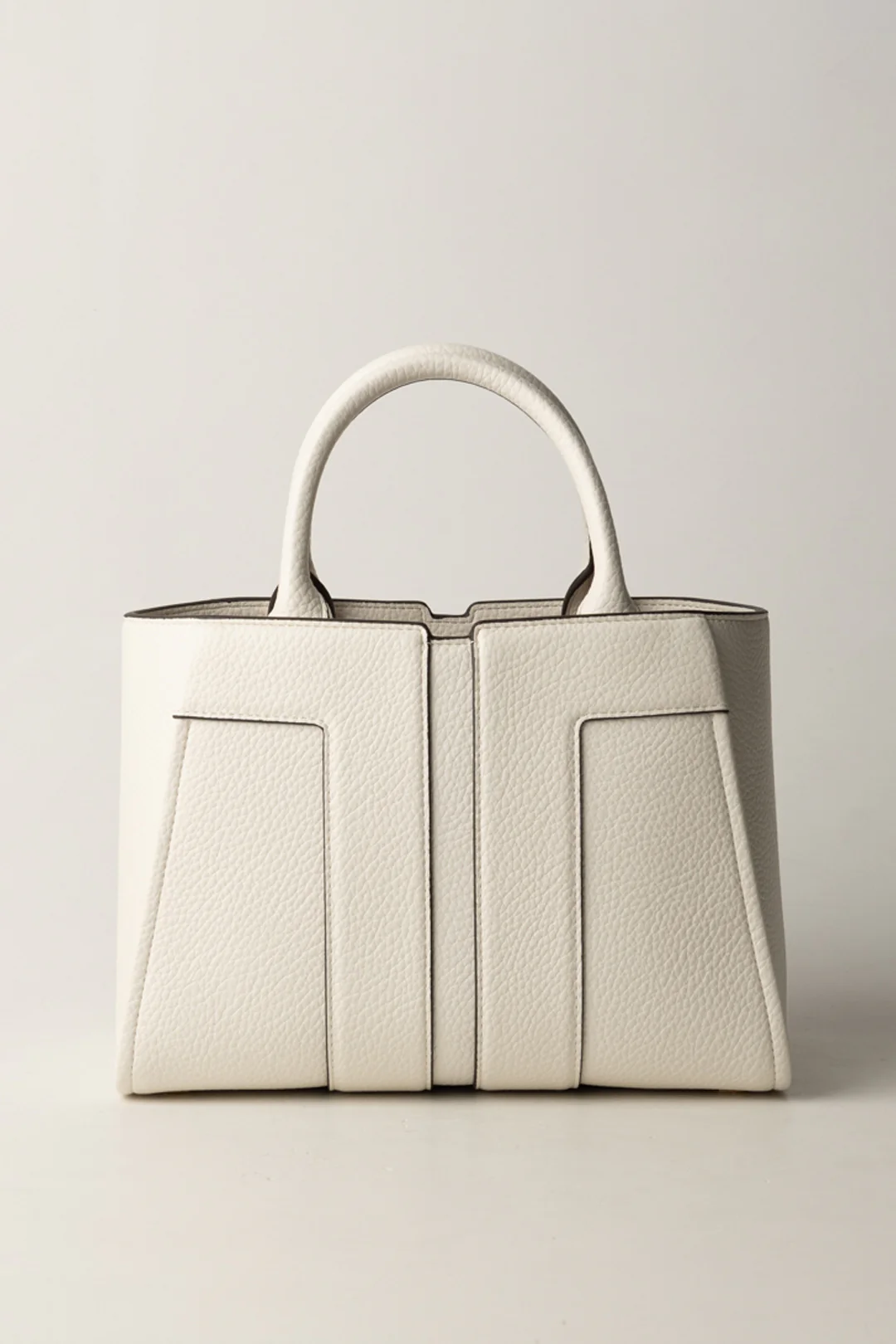 Shopper cvon profili a contrasto BS05A51E2 360 ELISABETTA FRANCHI Avorio 