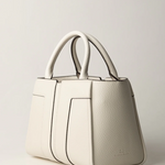 Shopper cvon profili a contrasto BS05A51E2 360 ELISABETTA FRANCHI Avorio 