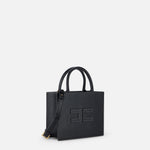 Tote piccola con impunture a contrasto BS08A51E2 110 ELISABETTA FRANCHI Nero 