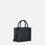 Tote piccola con impunture a contrasto BS08A51E2 110 ELISABETTA FRANCHI Nero 