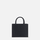 Tote piccola con impunture a contrasto BS08A51E2 110 ELISABETTA FRANCHI Nero 