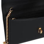 Baguette in ecopelle con catena BS32A51E2 110 ELISABETTA FRANCHI Nero 