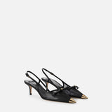 Slingback in nappa e rete SA71L51E2 110 ELISABETTA FRANCHI Nero 
