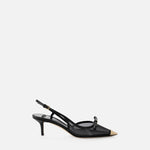 Slingback in nappa e rete SA71L51E2 110 ELISABETTA FRANCHI Nero 