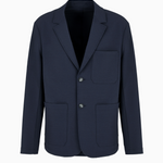 Giacca in seersucker 6D1GA2 1NSCZ 0920 EMPORIO ARMANI Blue navy 