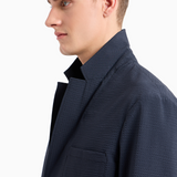Giacca in seersucker 6D1GA2 1NSCZ 0920 EMPORIO ARMANI Blue navy 