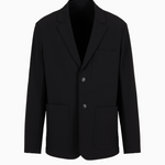 Giacca in seersucker 6D1GA2 1NSCZ 0999 EMPORIO ARMANI Black 