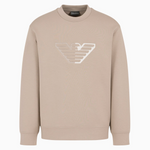 Felpa in jersey con ricamo 6D1M76 1JHSZ 0144 EMPORIO ARMANI Incenso 