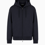Felpa con zip e cappuccio 6D1M90 1JOTZ 0920 EMPORIO ARMANI Blu navy 
