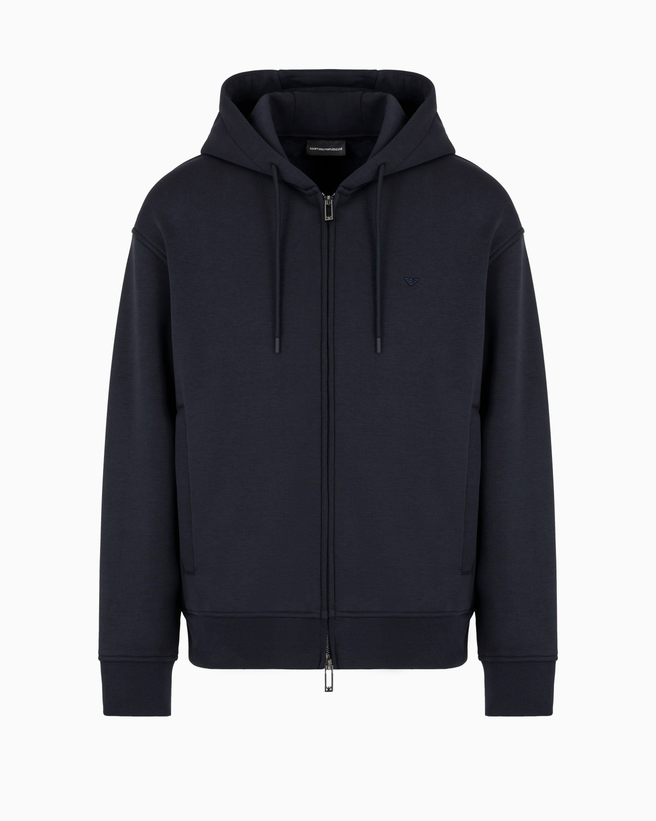 Felpa con zip e cappuccio 6D1M90 1JOTZ 0920 EMPORIO ARMANI Blu navy 