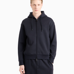 Felpa con zip e cappuccio 6D1M90 1JOTZ 0920 EMPORIO ARMANI Blu navy 