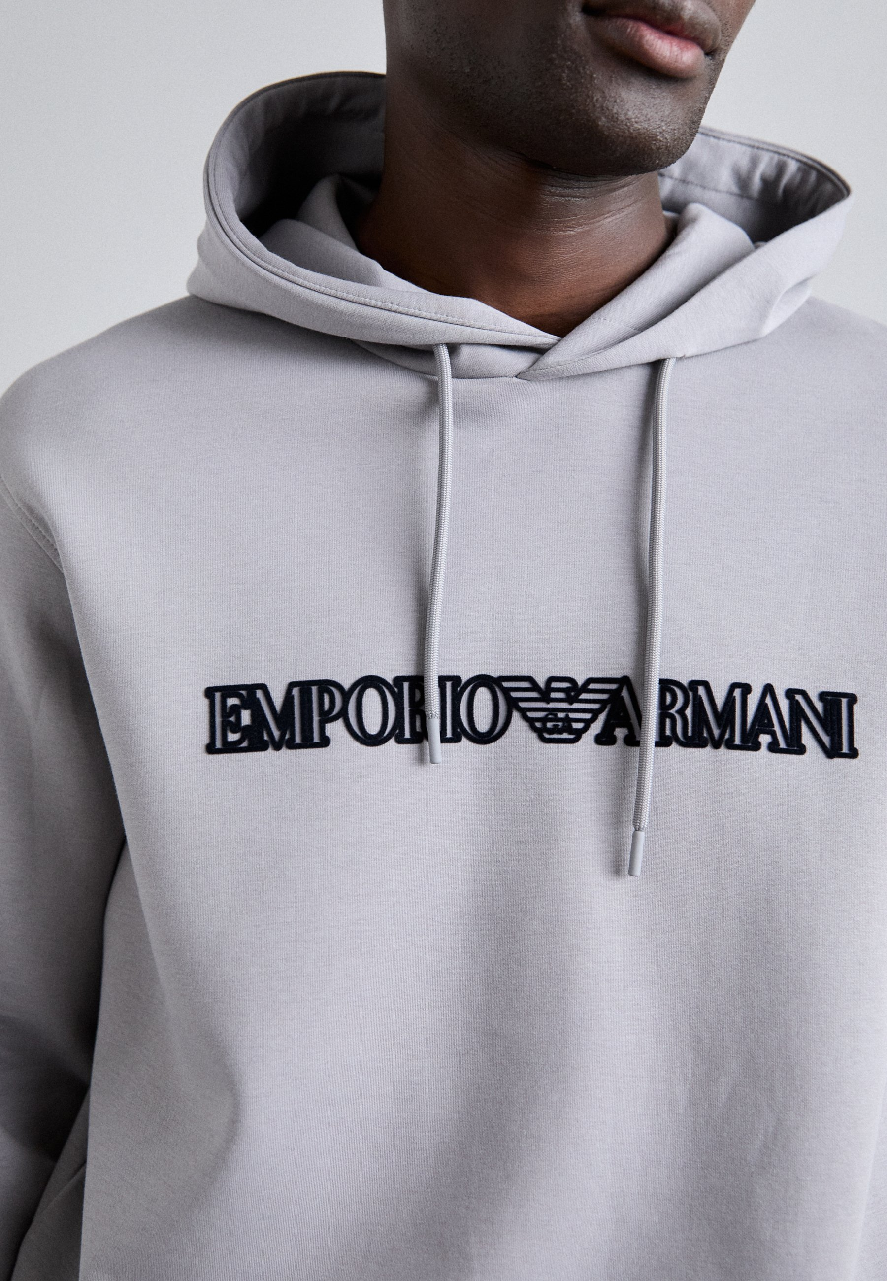 Felpa con cappuccio 6D1M94 1JHSZ 0664 EMPORIO ARMANI Grey china 