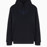 Felpa con cappuccio 6D1M96 1JTAZ 0980 EMPORIO ARMANI Blu navy 