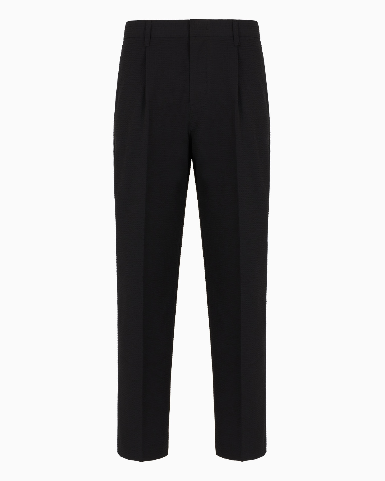 Pantalone in seersucker 6D1PH9 1NSCZ 0999 EMPORIO ARMANI Nero 