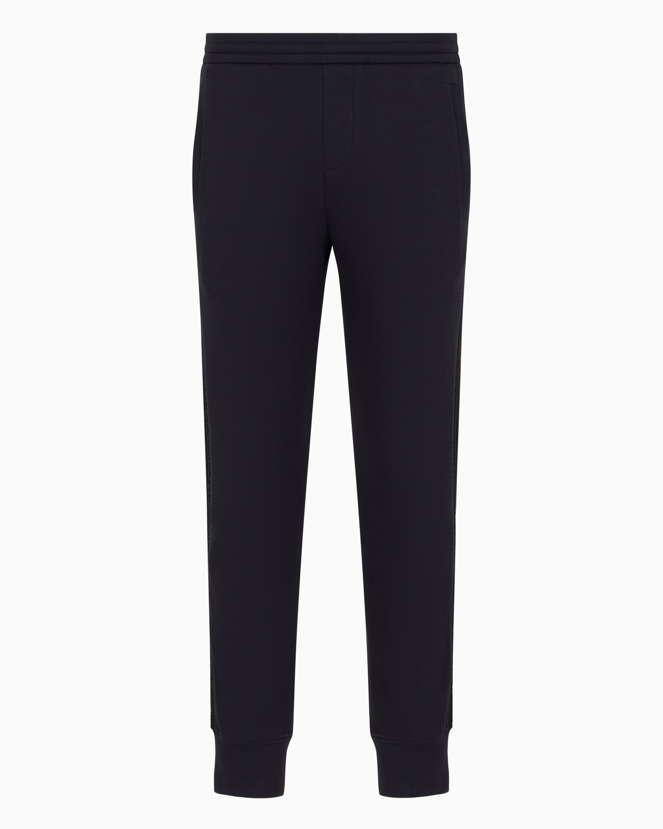 Jogger in jersey con banda laterale logata 6D1PK3 1JHSZ 0920 EMPORIO ARMANI Blu navy 