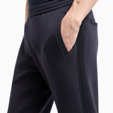 Jogger in jersey con banda laterale logata 6D1PK3 1JHSZ 0920 EMPORIO ARMANI Blu navy 