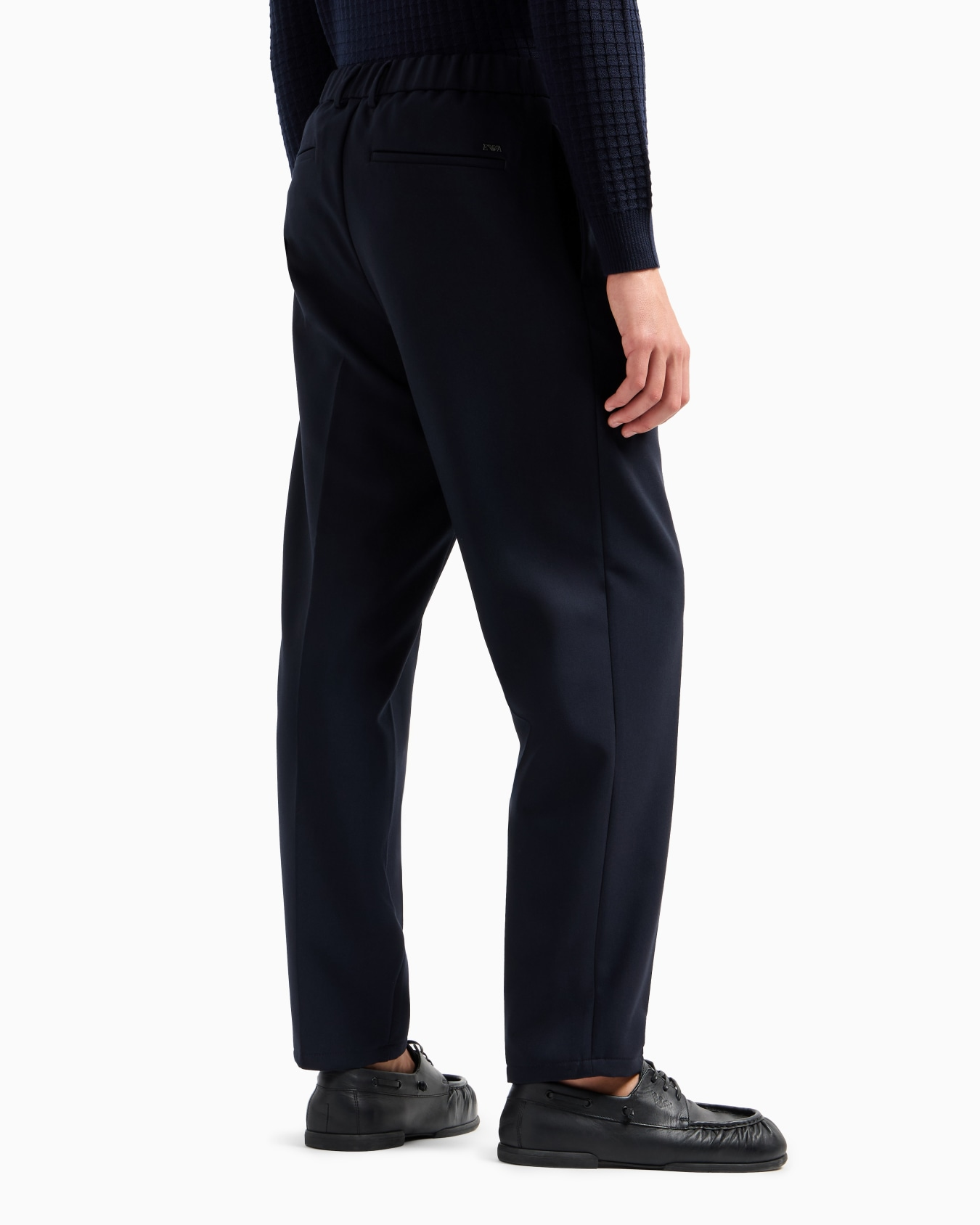 Pantalone effetto jogger 6D1PM6 1NFTZ 0920 EMPORIO ARMANI Blu navy 