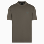 T-Shirt manica corta girocollo con logo flock 6D1TR3 1JOSZ 0661 EMPORIO ARMANI Eagle chimera 