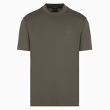 T-Shirt manica corta girocollo con logo flock 6D1TR3 1JOSZ 0661 EMPORIO ARMANI Eagle chimera 