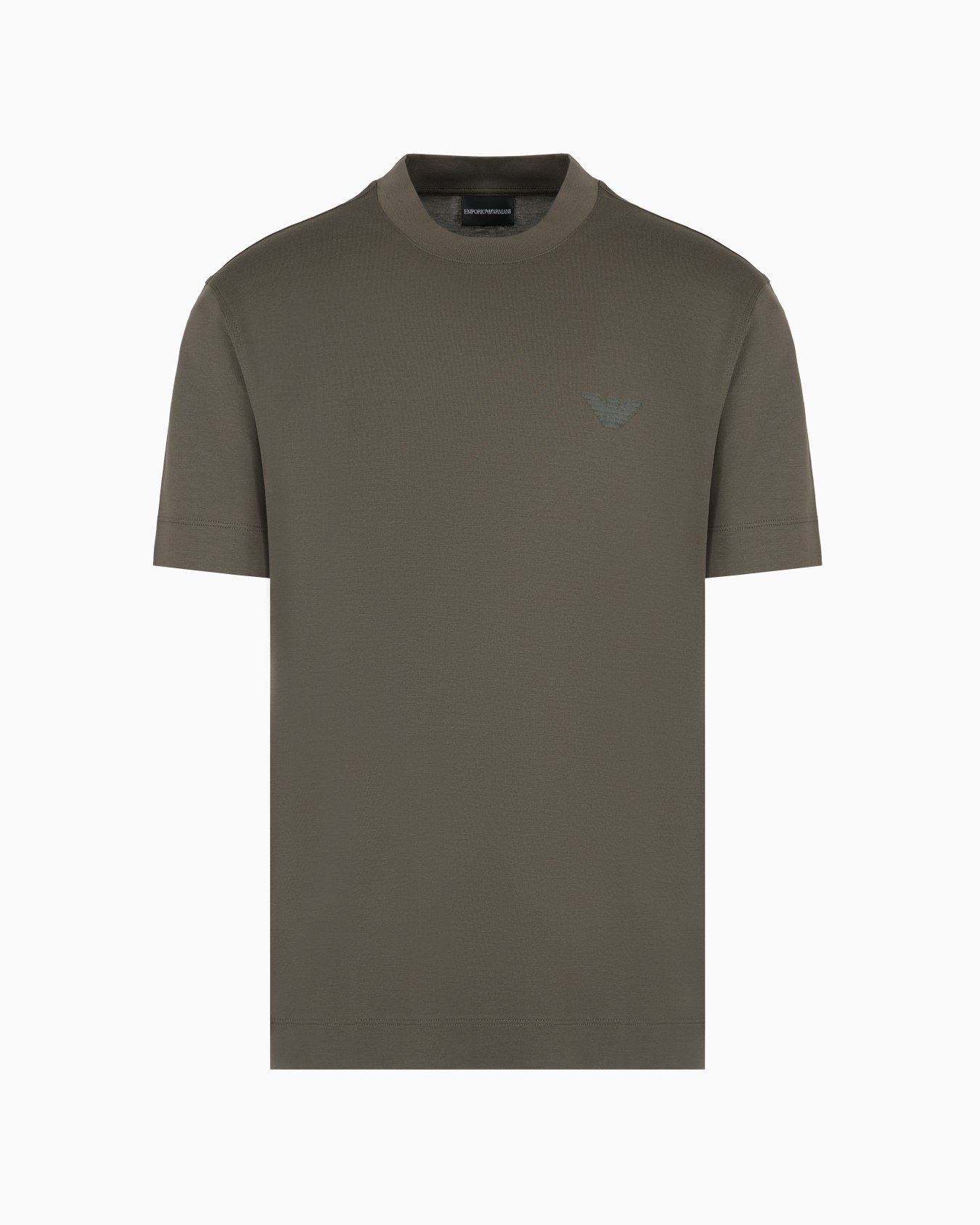 T-Shirt manica corta girocollo con logo flock 6D1TR3 1JOSZ 0661 EMPORIO ARMANI Eagle chimera 