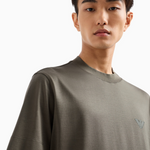 T-Shirt manica corta girocollo con logo flock 6D1TR3 1JOSZ 0661 EMPORIO ARMANI Eagle chimera 