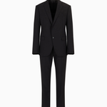 Abito in lana bi-stretch EM000030 TE10404 UC001 EMPORIO ARMANI Black 