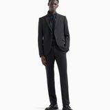 Abito in lana bi-stretch EM000030 TE10404 UC001 EMPORIO ARMANI Black 