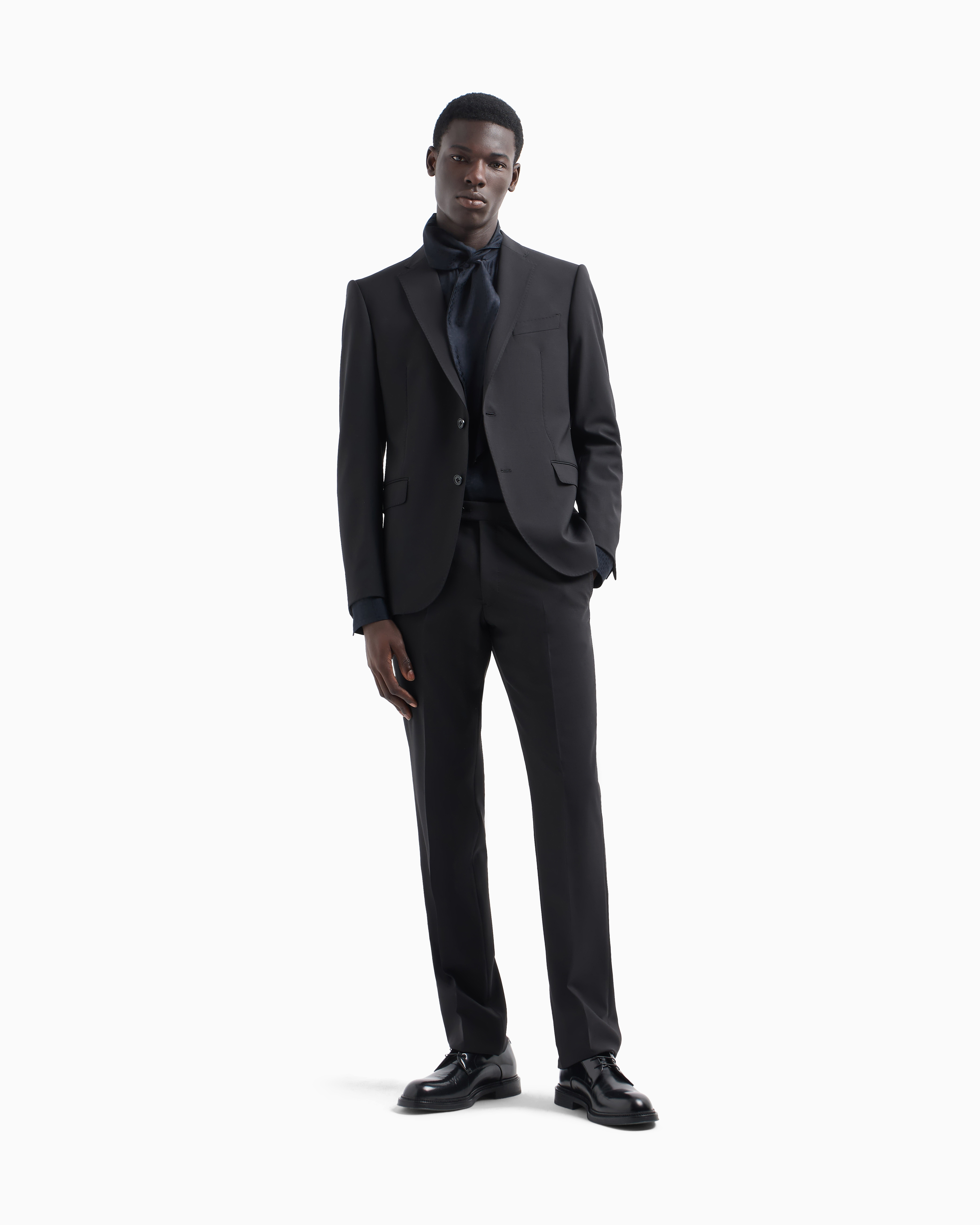 Abito in lana bi-stretch EM000030 TE10404 UC001 EMPORIO ARMANI Black 