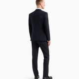 Abito in lana bi-stretch EM000098 TE10404 UB109 EMPORIO ARMANI Dark navy 