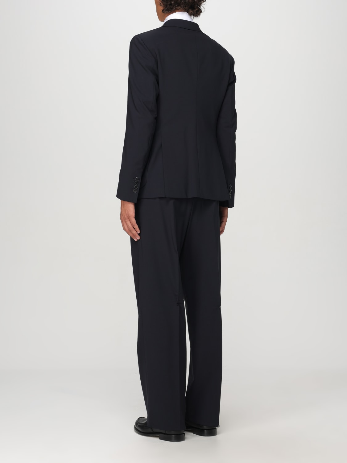 Abito doppiopetto in lana stretch EM000141 TE10404 UB109 EMPORIO ARMANI Dark navy 