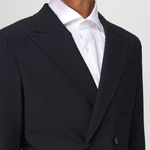 Abito doppiopetto in lana stretch EM000141 TE10404 UB109 EMPORIO ARMANI Dark navy 