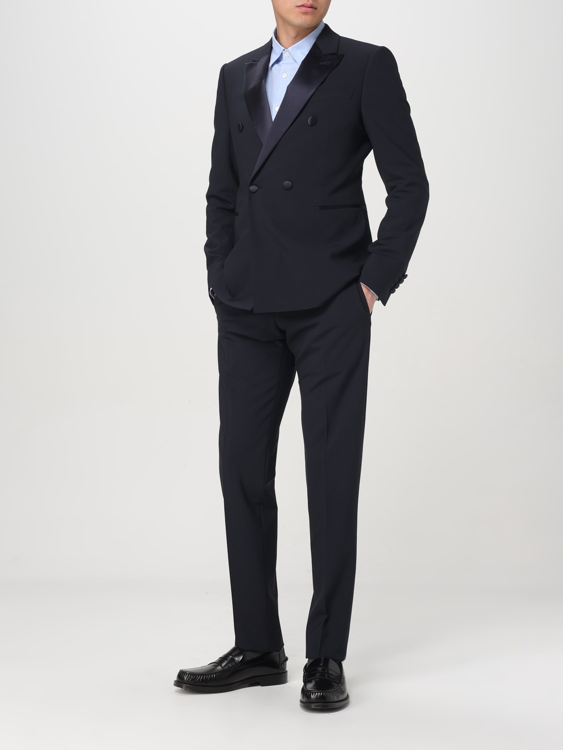 Smoking in lana elasticizzata EM000461 TE10404 UB109 EMPORIO ARMANI Dark navy 