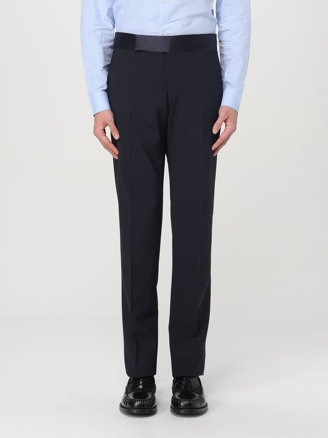 Smoking in lana elasticizzata EM000461 TE10404 UB109 EMPORIO ARMANI Dark navy 