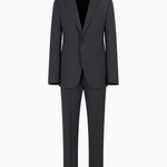Abito slim fit in lana stretch EM000478 TE10971 O8004 EMPORIO ARMANI Dark grey melange 