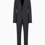 Abito slim fit in lana stretch EM000478 TE10971 O8004 EMPORIO ARMANI Dark grey melange 